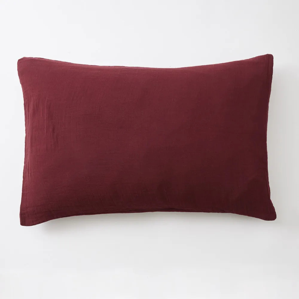 Taie d'oreiller 50 x 70 cm Gaze de coton unie HAMPTON Liberty