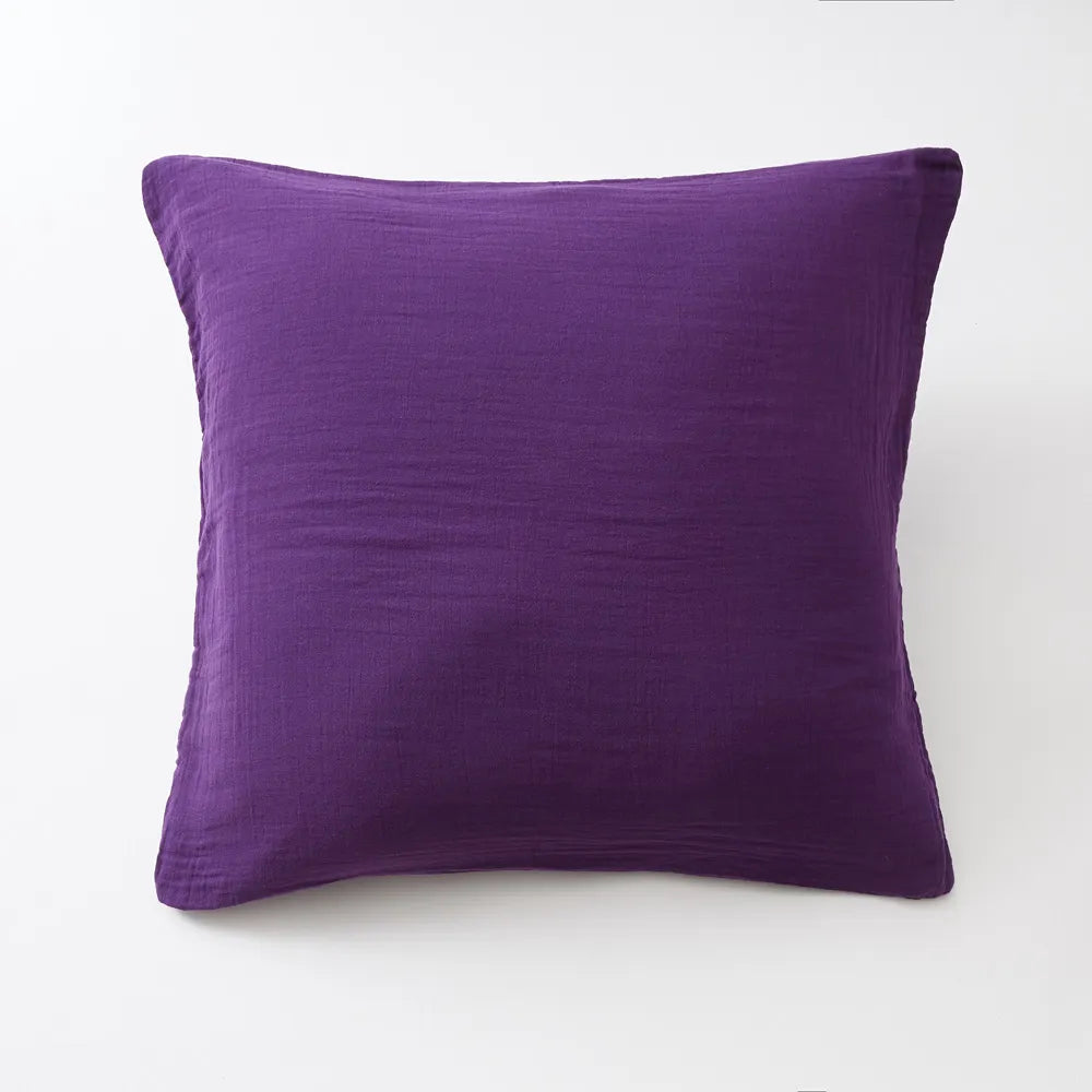 Taie d'oreiller 60 x 60 cm Gaze de coton unie HAMPTON Opulence