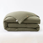 Housse de couette 240 x 220 cm Gaze de coton unie HAMPTON Spring