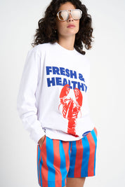 Short Samba bleu et rouge