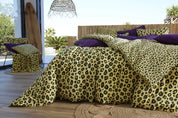 Taie d'oreiller 50 x 70 cm Gaze de coton imprimée MONTAUK Jaune
