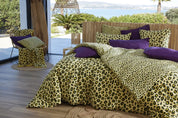 Taie d'oreiller 50 x 70 cm Gaze de coton imprimée MONTAUK Jaune